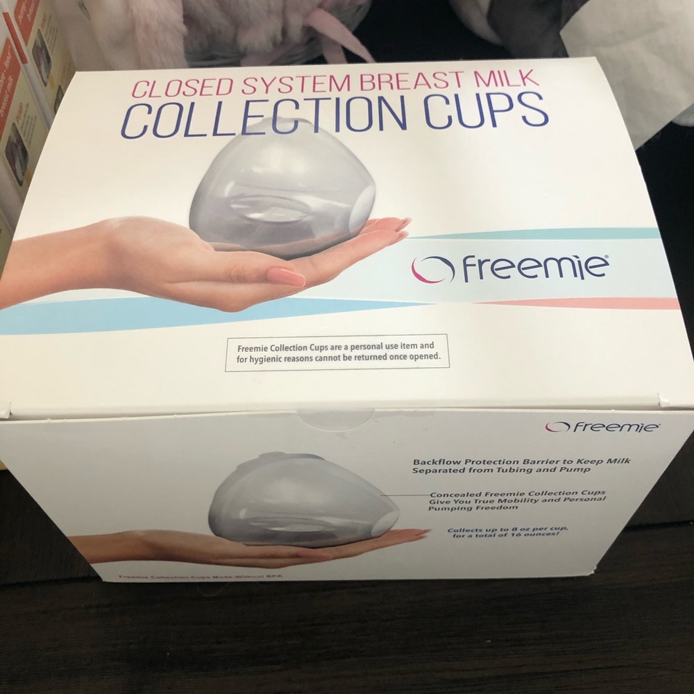 Brand new, unopened Freemie cups